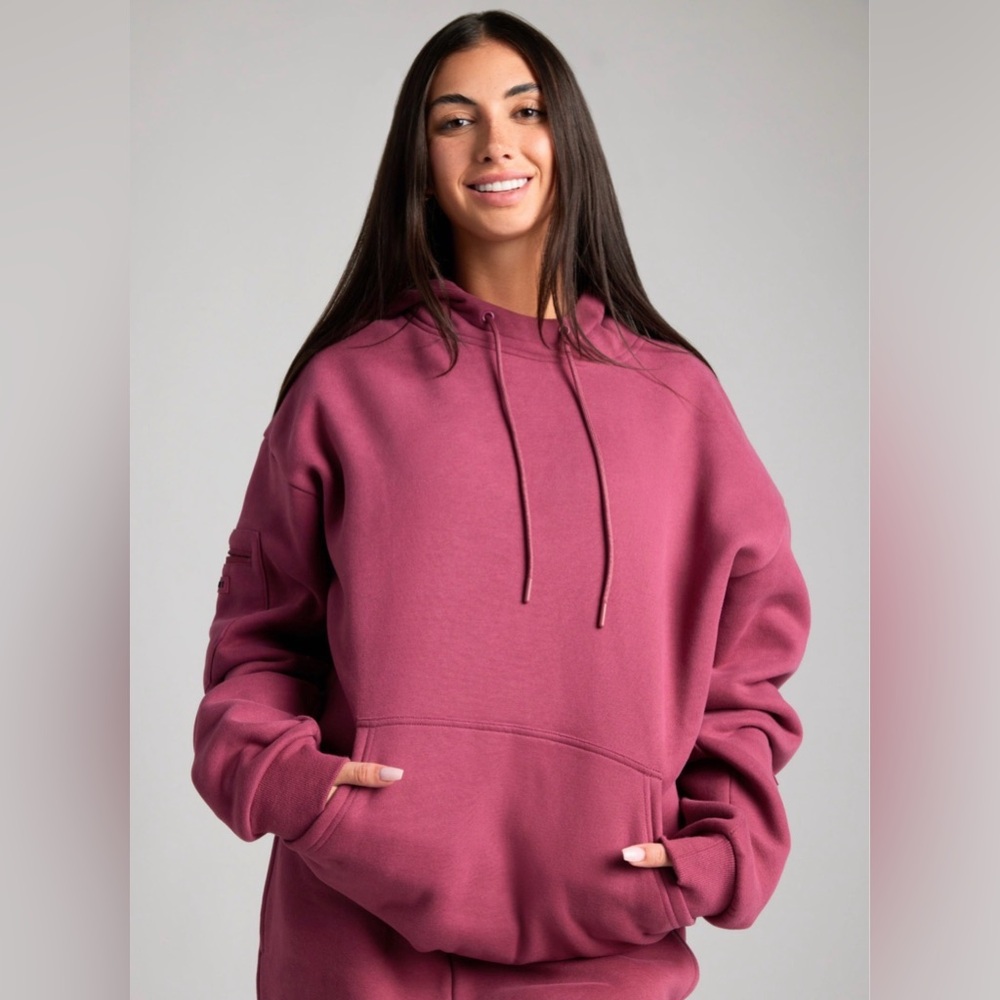COMFRT SET AIRPLANE BERRY SWEATPANTS & HOODIE SET - Picture 8 of 9